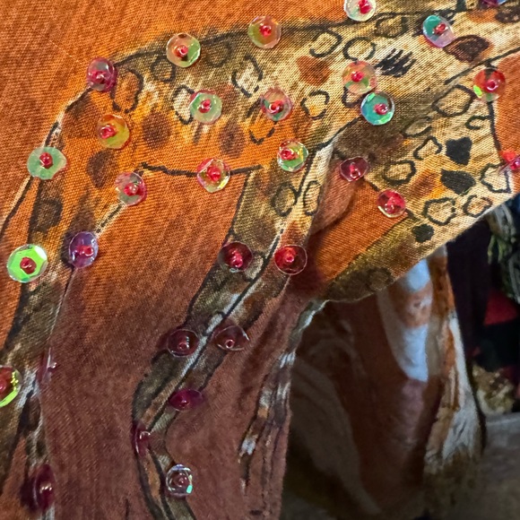 Vintage plus size animal print maxi - Picture 5 of 7